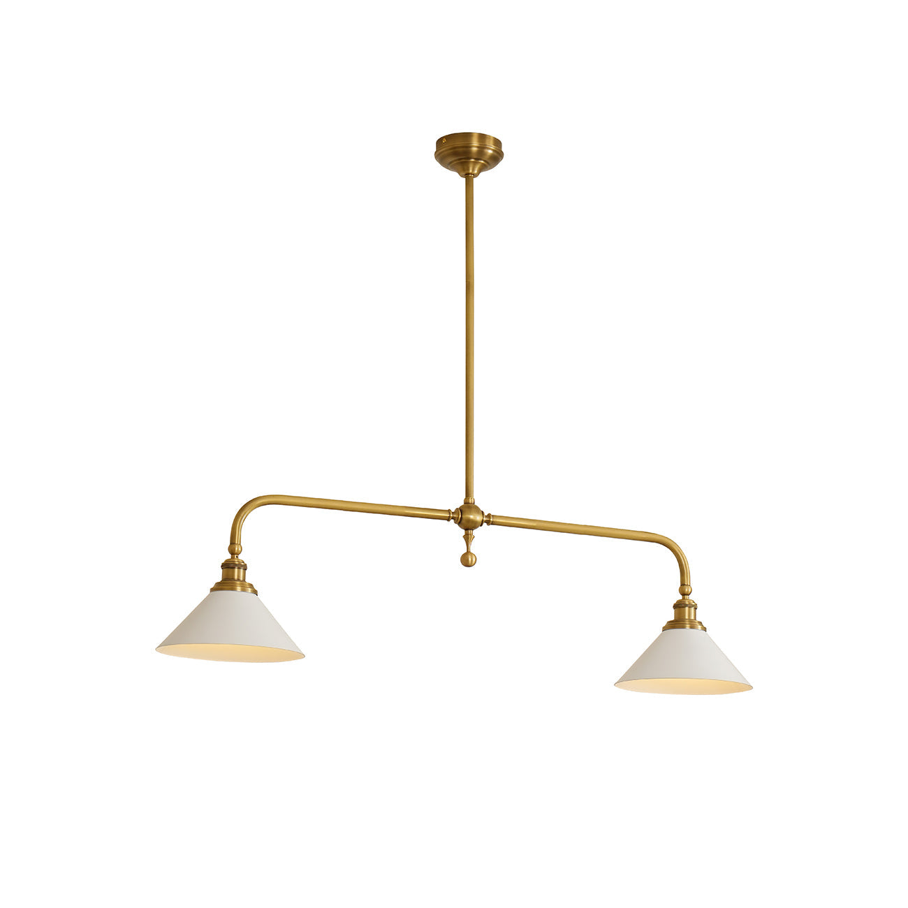 Elegant Chandelier Light with White Glass Shades – Classic Dining Room Fixture for Timeless Ambiance 10
