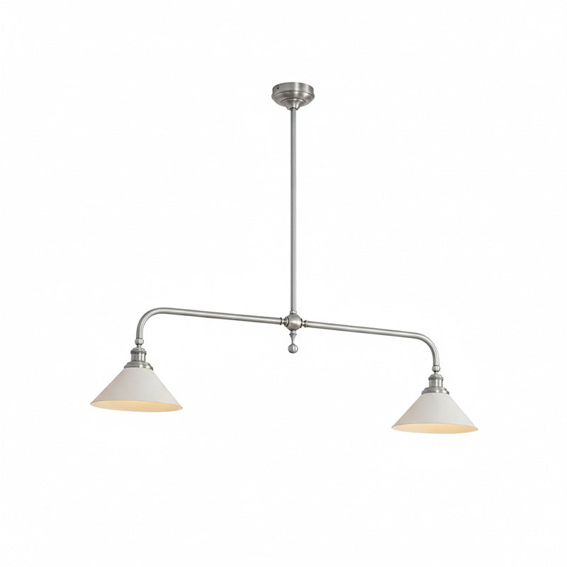 Elegant Chandelier Light with White Glass Shades – Classic Dining Room Fixture for Timeless Ambiance 15