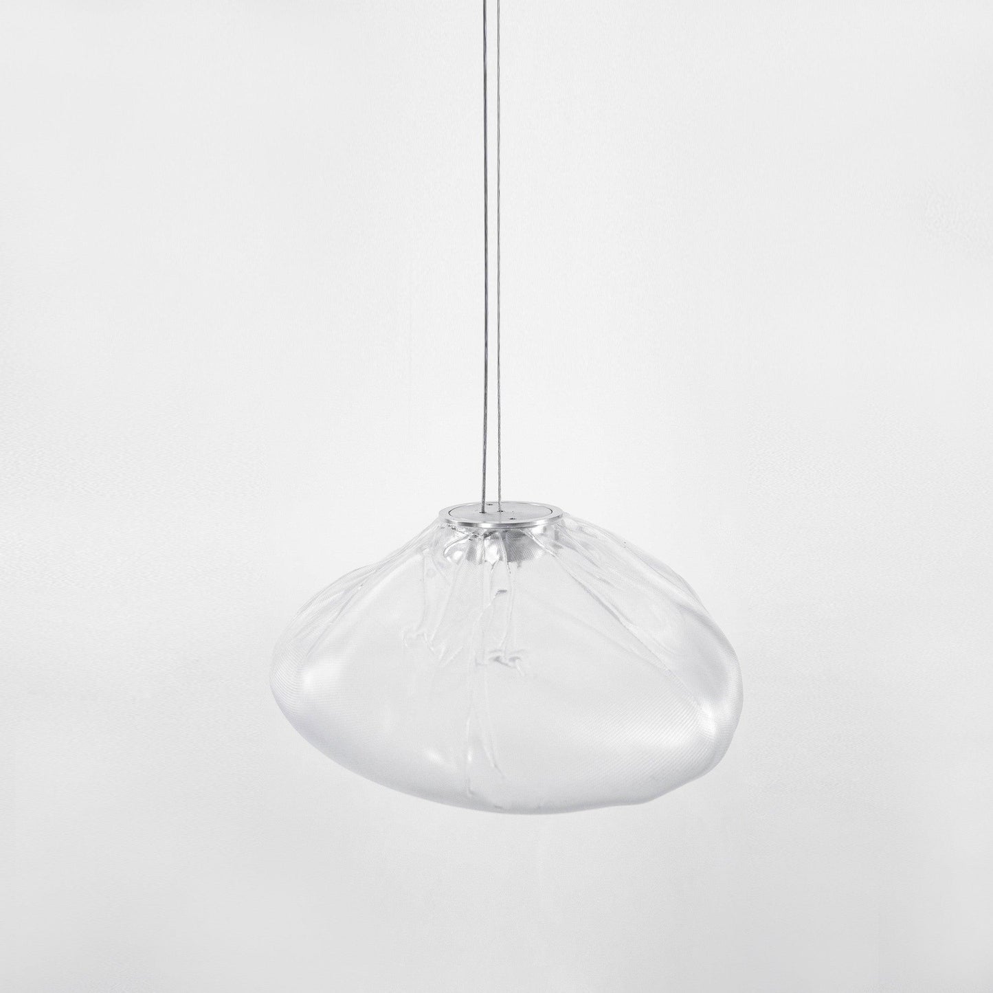 Modern Glass Pendant Light, Unique Design in Transparent, Smoke Grey, and Amber Finishes – Stylish Kitchen Pendant Lighting 0