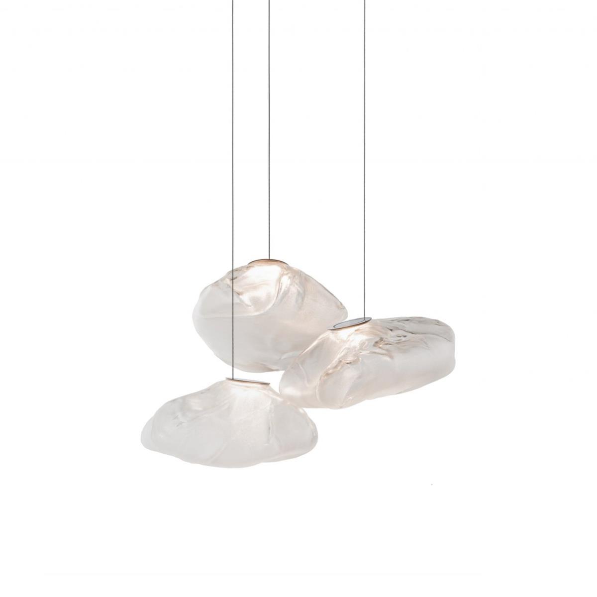 Modern Glass Pendant Light, Unique Design in Transparent, Smoke Grey, and Amber Finishes – Stylish Kitchen Pendant Lighting 11