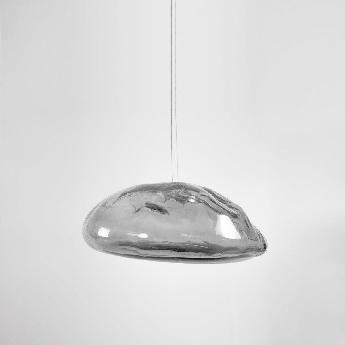 Modern Glass Pendant Light, Unique Design in Transparent, Smoke Grey, and Amber Finishes – Stylish Kitchen Pendant Lighting 17