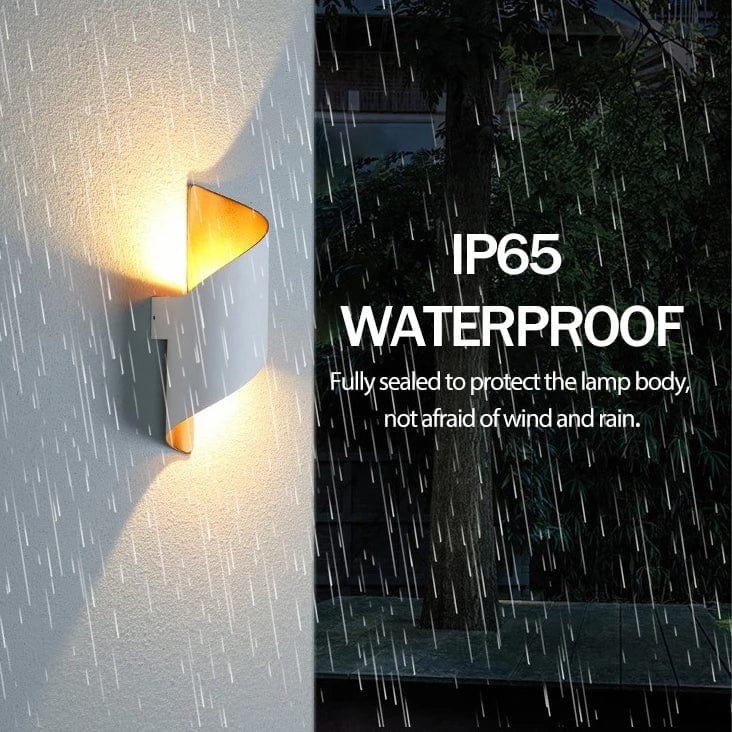 Modern Outdoor Wall Light | Waterproof LED Wall Lamp | Stylish Aluminium Fixture | IP65 Rated Wall Lighting | Spiral Design for Home 4