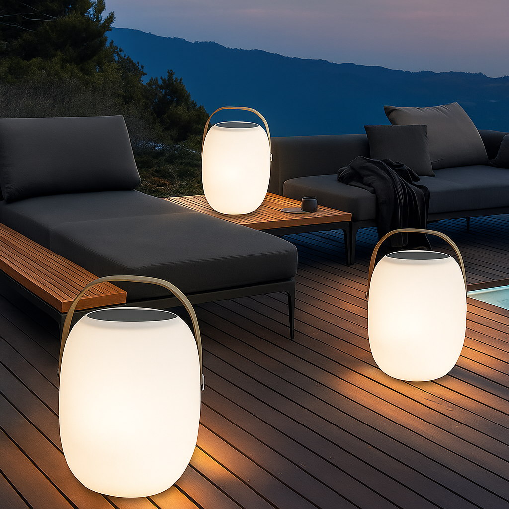 Portable Solar Garden Lamp – Eco-Friendly LED Solar Lights for Outdoor Use, Perfect for Terrace and Balcony 0