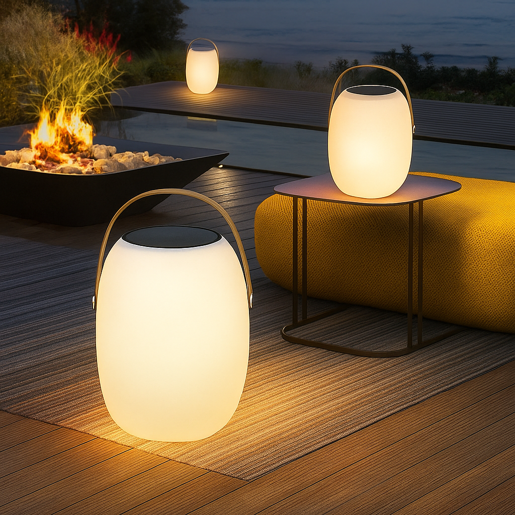 Portable Solar Garden Lamp – Eco-Friendly LED Solar Lights for Outdoor Use, Perfect for Terrace and Balcony 1