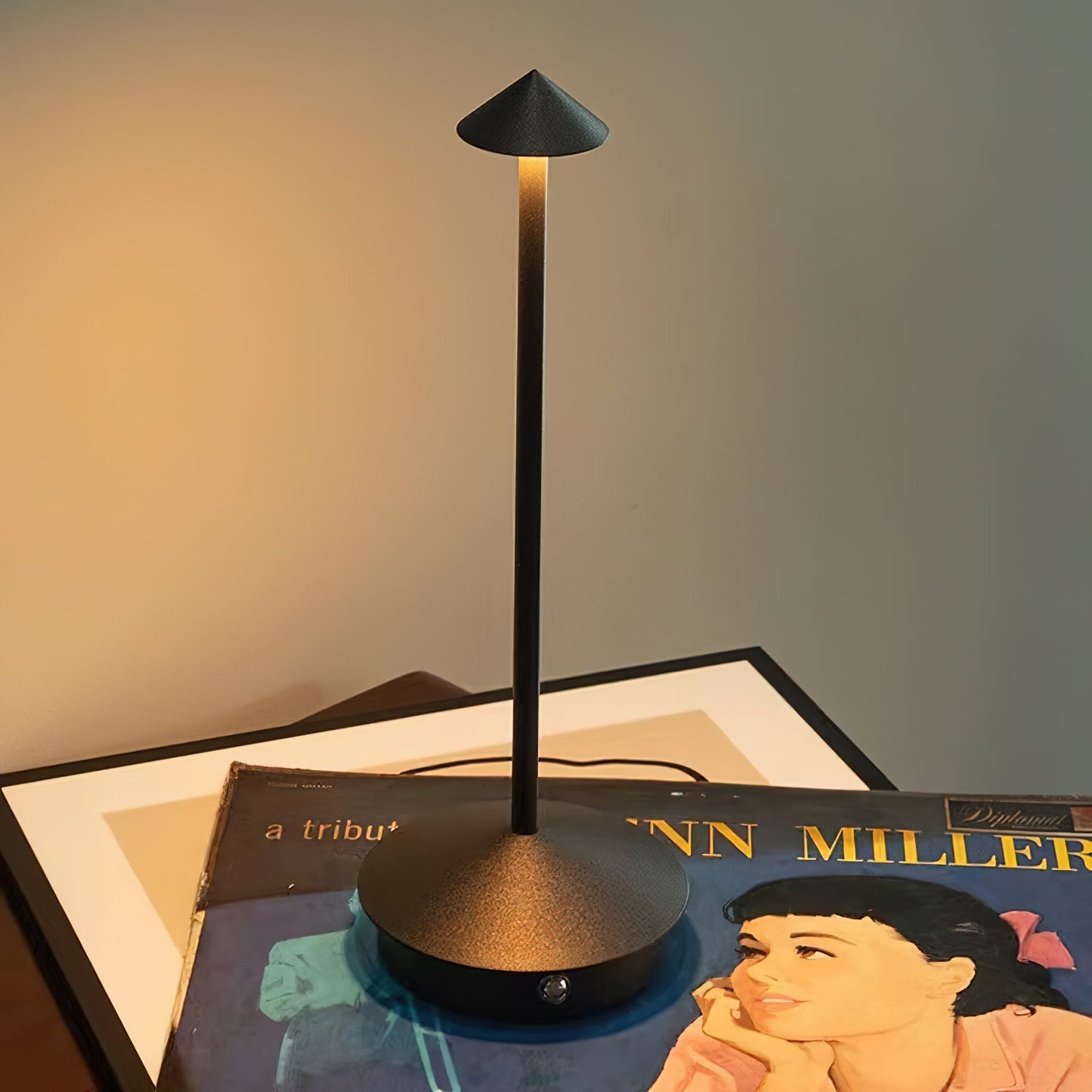 Rechargeable LED Table Lamp – Cordless Design with Touch Control, 550 Lumen Output, Perfect for Bedside or Desk Use 2