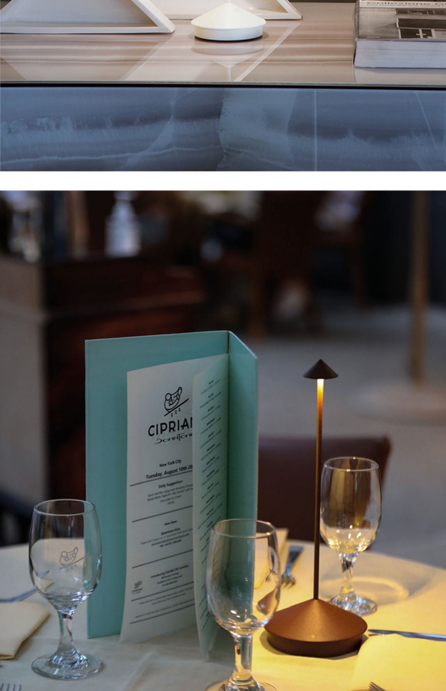 Rechargeable LED Table Lamp – Cordless Design with Touch Control, 550 Lumen Output, Perfect for Bedside or Desk Use 7
