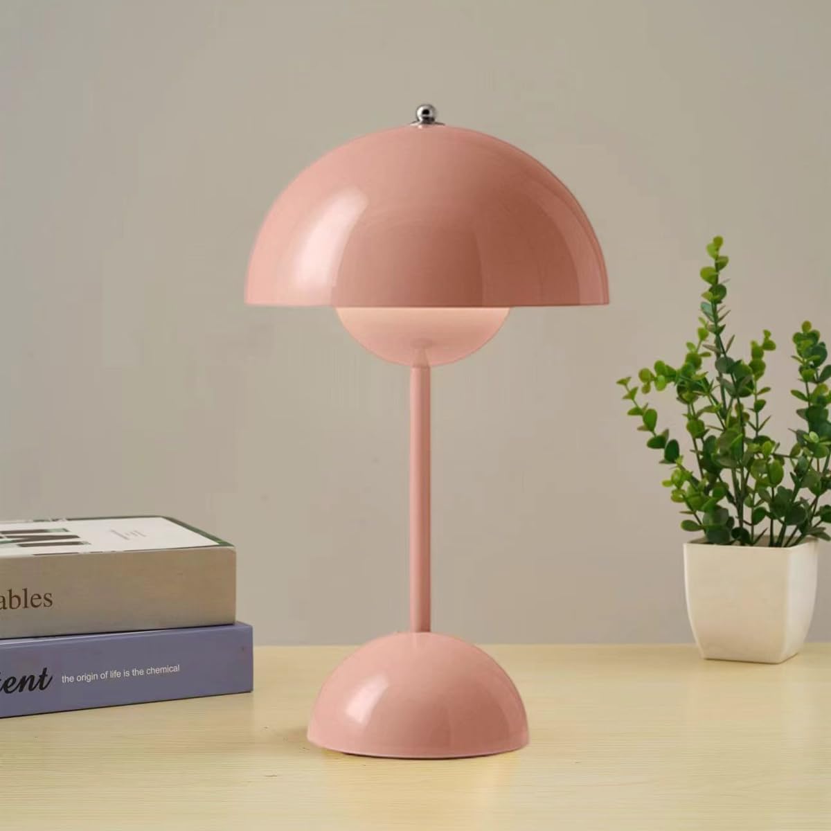 Scandinavian Round Base Table Lamp – Stylish Bedside or Desk Lamp with Adjustable Light for Bedroom and Living Spaces 10