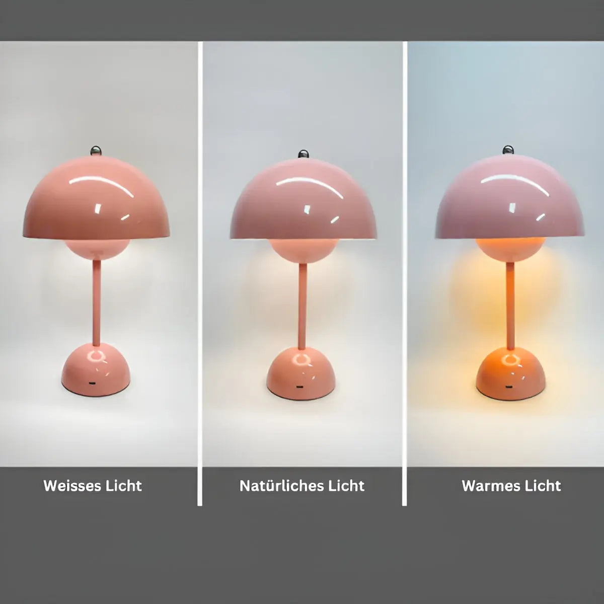Scandinavian Round Base Table Lamp – Stylish Bedside or Desk Lamp with Adjustable Light for Bedroom and Living Spaces 4
