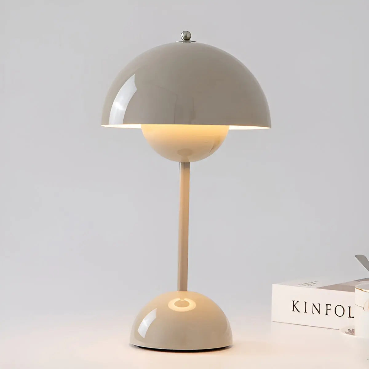 Scandinavian Round Base Table Lamp – Stylish Bedside or Desk Lamp with Adjustable Light for Bedroom and Living Spaces 6