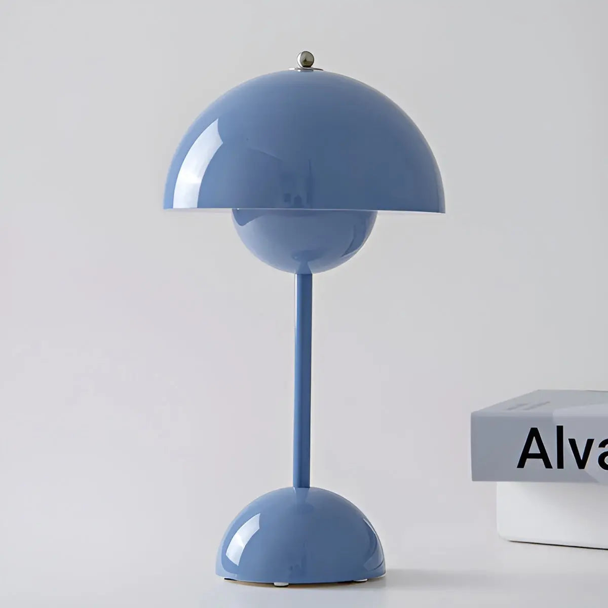 Scandinavian Round Base Table Lamp – Stylish Bedside or Desk Lamp with Adjustable Light for Bedroom and Living Spaces 7