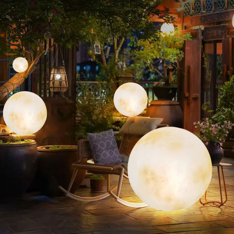 Solar Garden Lights | Outdoor LED Lights | Eco-Friendly Solar Lamp | Modern Garden Decor | Celestial Design Moonlight Fixture 2