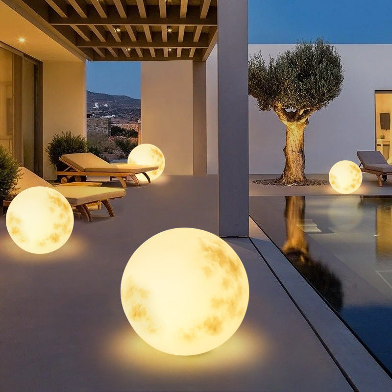 Solar Garden Lights | Outdoor LED Lights | Eco-Friendly Solar Lamp | Modern Garden Decor | Celestial Design Moonlight Fixture 4