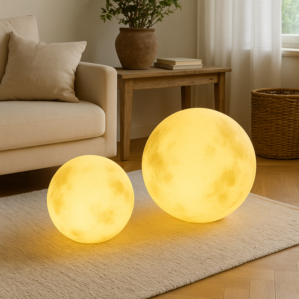 Solar Garden Lights | Outdoor LED Lights | Eco-Friendly Solar Lamp | Modern Garden Decor | Celestial Design Moonlight Fixture 6