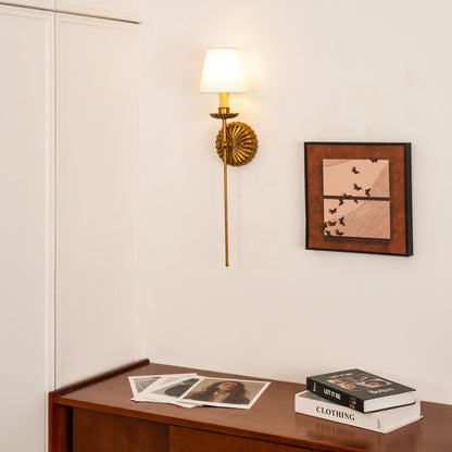 Antique Gold Wall Sconce Lighting with Modern Shades – Elegant Double Wall Lamp for Home Decor 7