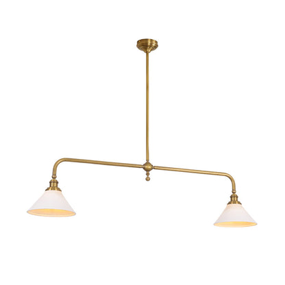 Elegant Chandelier Light with White Glass Shades – Classic Dining Room Fixture for Timeless Ambiance 14