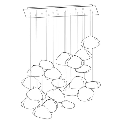 Modern Glass Pendant Light, Unique Design in Transparent, Smoke Grey, and Amber Finishes – Stylish Kitchen Pendant Lighting 14