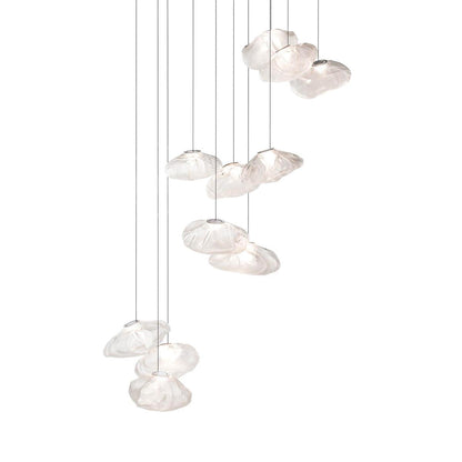 Modern Glass Pendant Light, Unique Design in Transparent, Smoke Grey, and Amber Finishes – Stylish Kitchen Pendant Lighting 18