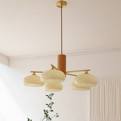 Modern Oval Chandelier Light in Metal and Glass – Elegant Design for Stylish Home Décor 5