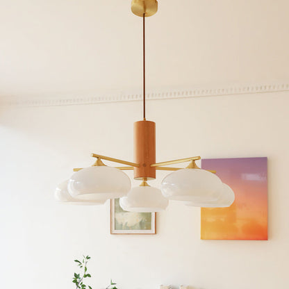 Modern Oval Chandelier Light in Metal and Glass – Elegant Design for Stylish Home Décor 9