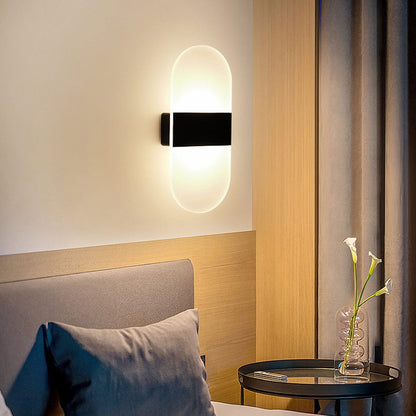 Modern Wall Sconce | Motion Activated Wall Light | USB Rechargeable Wall Lamp | Elegant Indoor Sconce | Stylish Battery Operated Lighting Solution 1