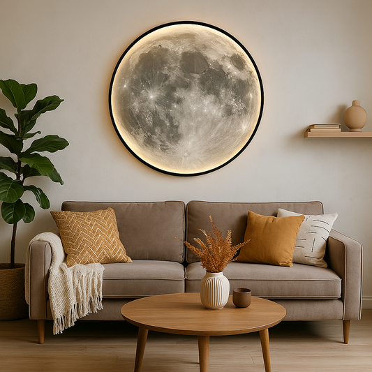 Moon Wall Light – Modern LED Sconce with Realistic Lunar Design for Indoor and Outdoor Use, Easy Installation, Eco-Friendly Materials 0