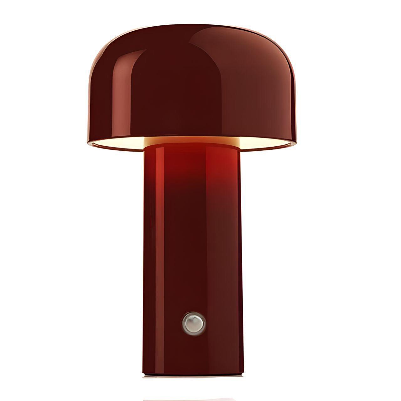 Portable Mushroom Table Lamp – USB Rechargeable Cordless Bedside Lamp with Warm Ambient Light for Modern Décor 4