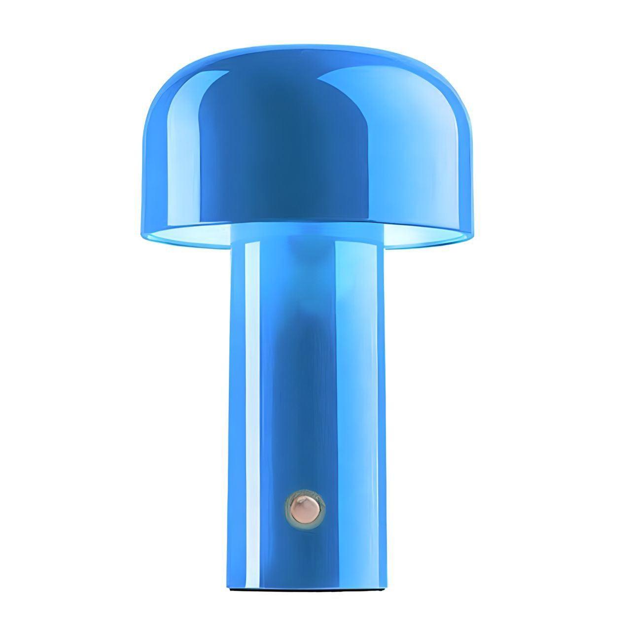Portable Mushroom Table Lamp – USB Rechargeable Cordless Bedside Lamp with Warm Ambient Light for Modern Décor 9