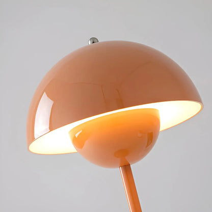Scandinavian Round Base Table Lamp – Stylish Bedside or Desk Lamp with Adjustable Light for Bedroom and Living Spaces 1