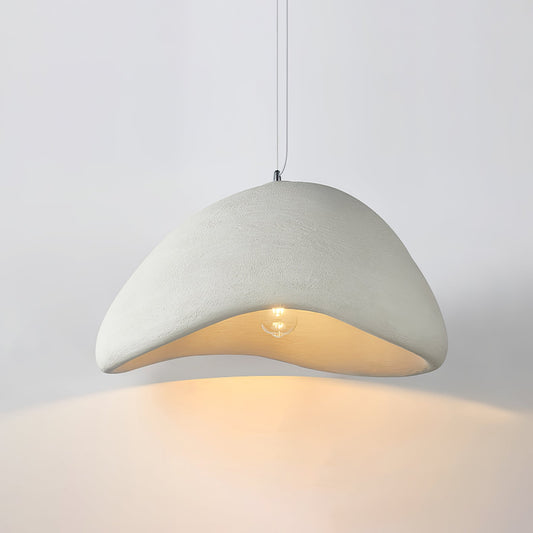 Wabi-Sabi Inspired Modern Pendant Light for Kitchen and Dining – Cocoon-Shaped Ceiling Pendant Lighting in Multiple Sizes 0